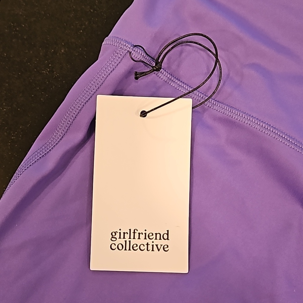 💕GIRLFRIEND COLLECTIVE💕 Compressive Flare Legging Wild Iris Purple Large L NWT - Picture 8 of 12
